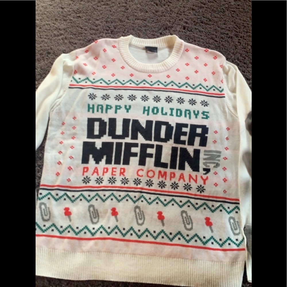 Ugly Christmas Sweater The Office Large